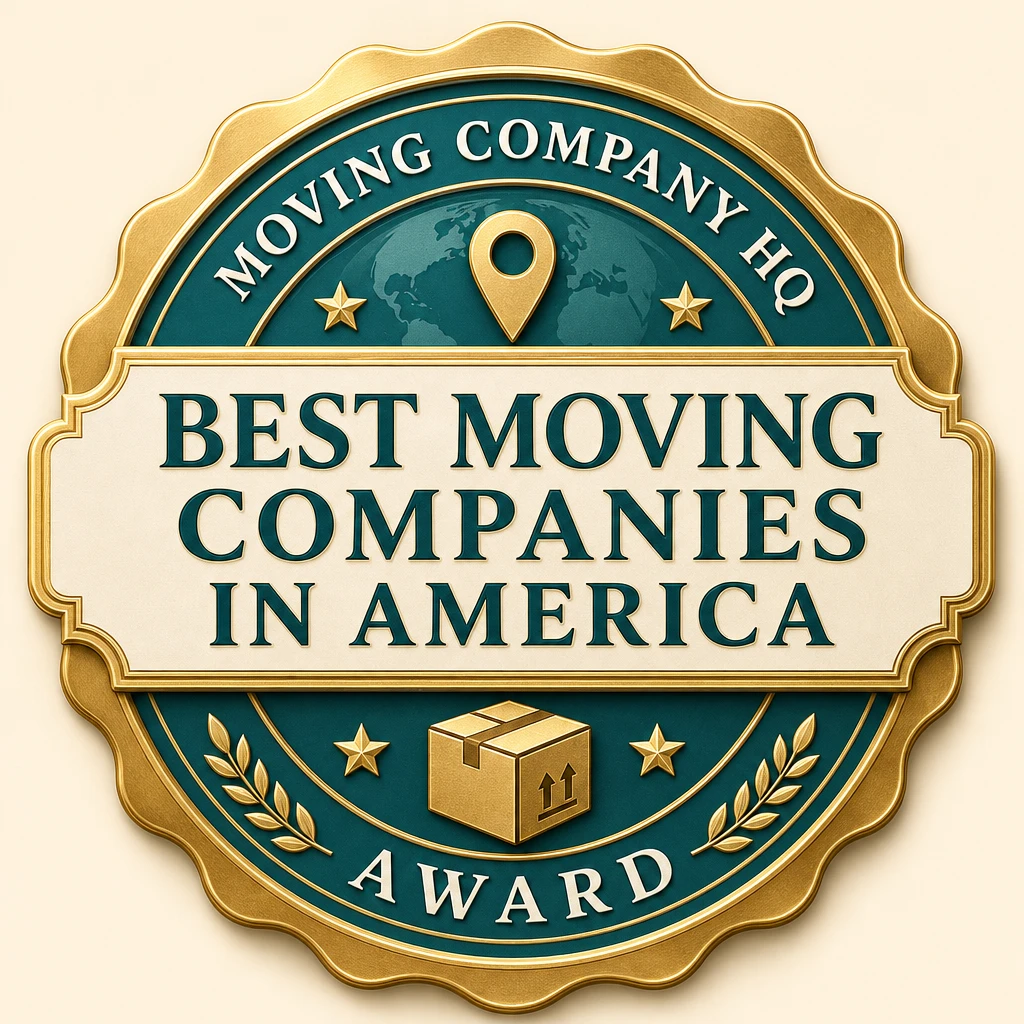 Moving Company HQ Best Moving Companies in America award seal