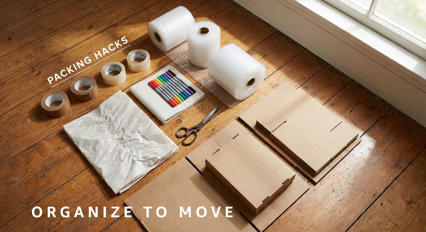 25 Packing Hacks Professional Movers Use