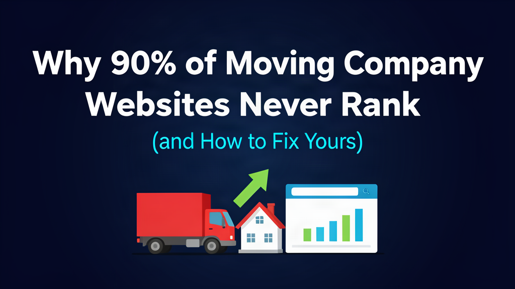 Why 90% of Moving Company Websites Never Rank (and How to Fix Yours)